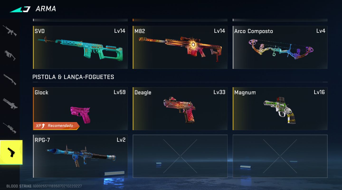 CONTA BLOOD STRIKE TOPZERA PRA COMEÇAR