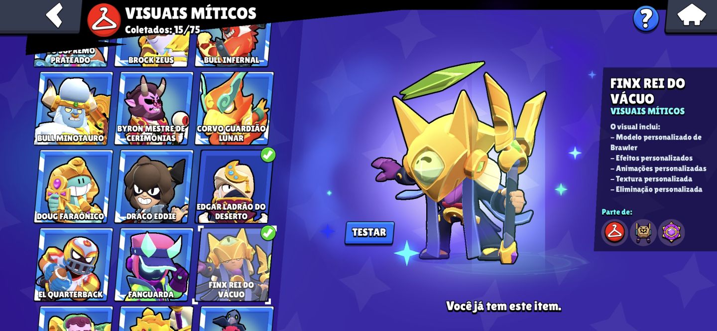 CONTA BRAWL STARS FULL LENDÁRIOS E ULTRA