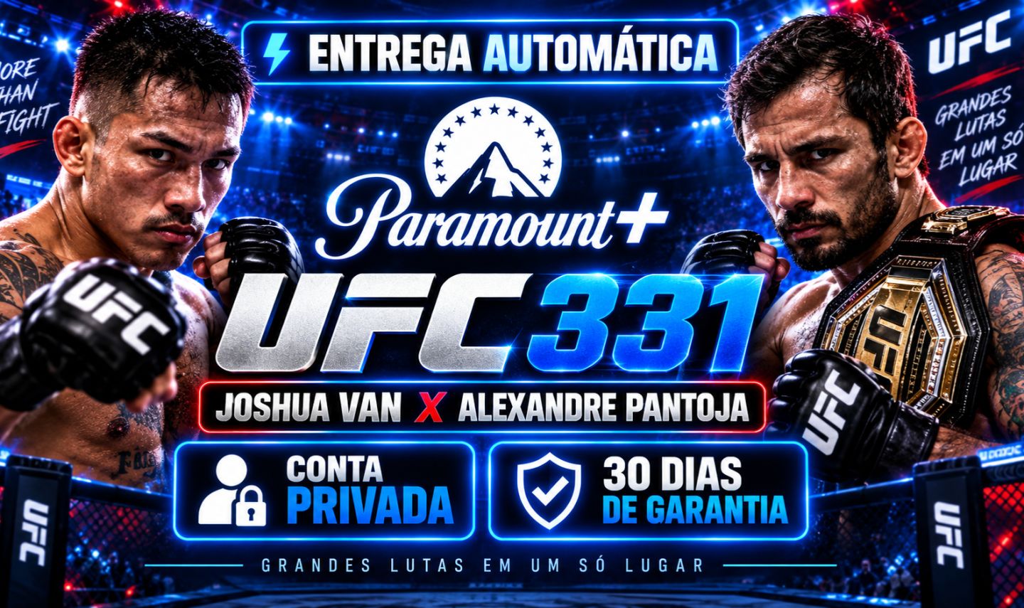 EXCLUSIVO: PARAMOUNT UFC/ 1 TELA PRIVADA 30 DIAS ENTREGA AUTOMÁTICA