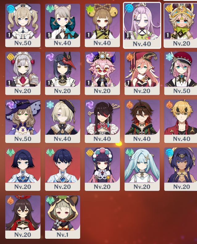 | AR 56 | Arlecchino C1 | Flins | Varesa | Navia | Baizhu | Ayato | Amos