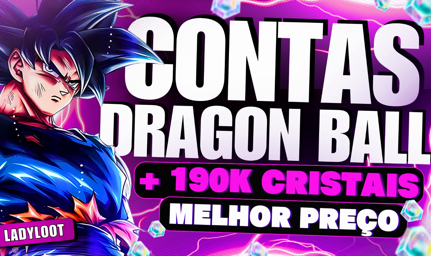 (COMPROU CHEGOU!)51.000+Cristal Contas Dragon Ball Legends -Apenas Android