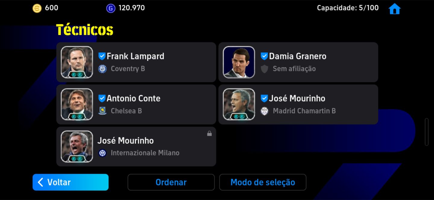 CONTA EFOOTBALL À VENDA