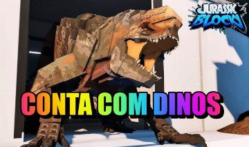 Jurassic Blocky - Conta com Invictus e varios dinos