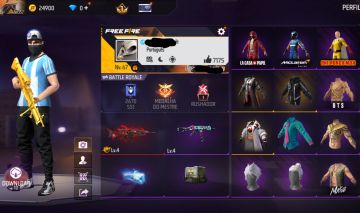 FREE FIRE PRIME 5 E PASSE MANO MAX E SOMBRA ROXA