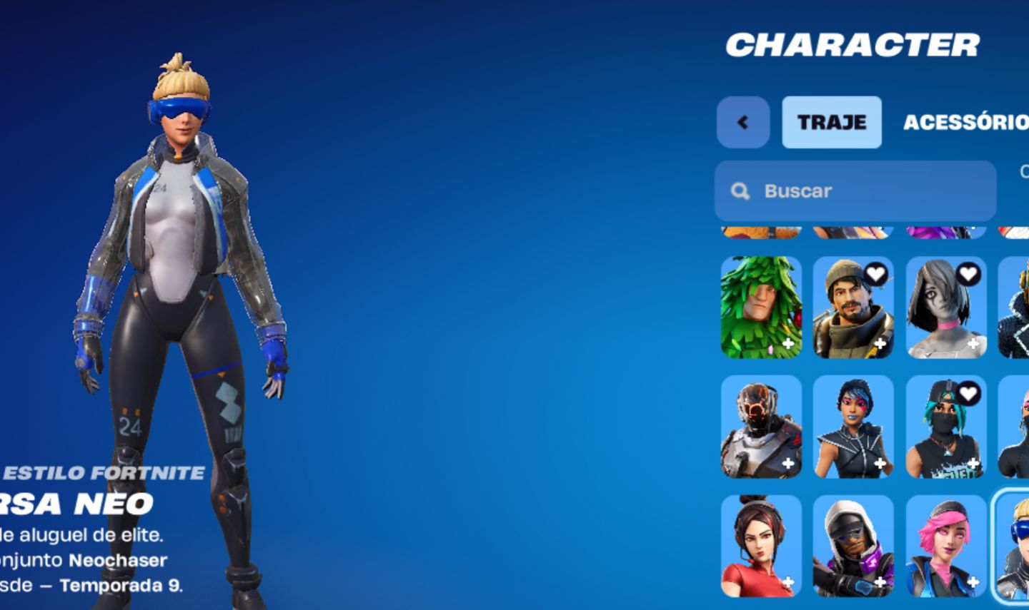 CONTA FORTNITE SKINS RARAS: TRAVIS ESCOOT, REVERSA NEO ENTRE OUTRAS