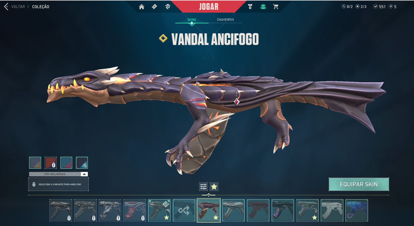 Conta com mais de 50 skins, 2300 reais gastos - MMR Alto