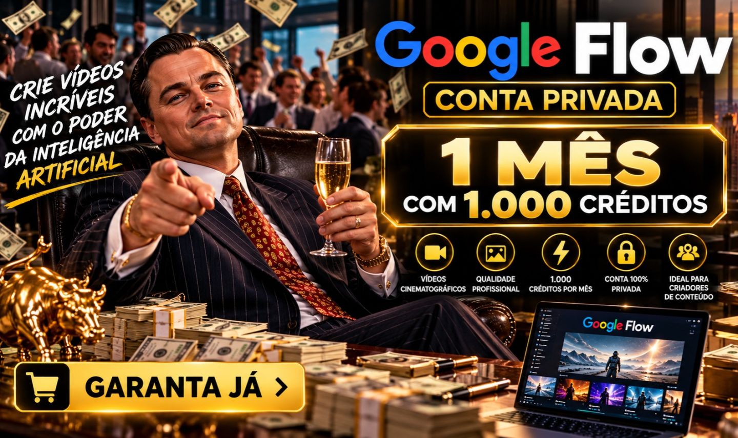 GOOGLE FLOW 1000 CREDITOS MELHOR PREÇO 00