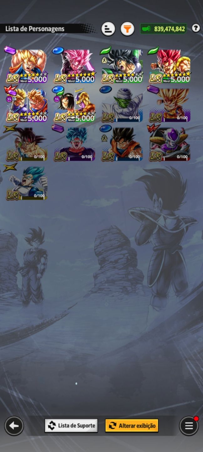 Conta de Dragon Ball Legends End Game Pronta Para Legends Festival
