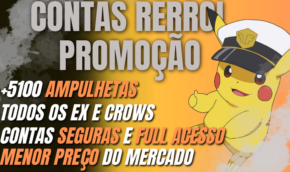 [O MAIS BARATO]Pokemon TCG Pocket Contas Rerrol +7600 ampulhetas