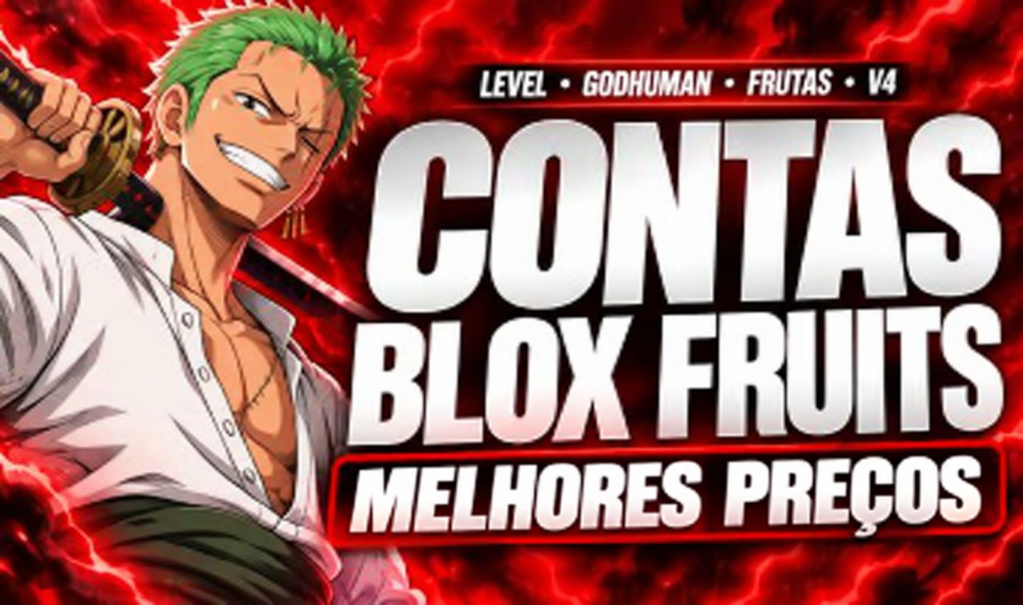 CONTAS BLOX FRUITS | Level 2800, Godhuman, Frutas Míticas e V4