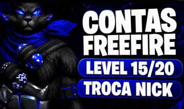 Contas Free Fire Lv15 + 300 Diamantes + Troca De Nick | Entrega Rapida