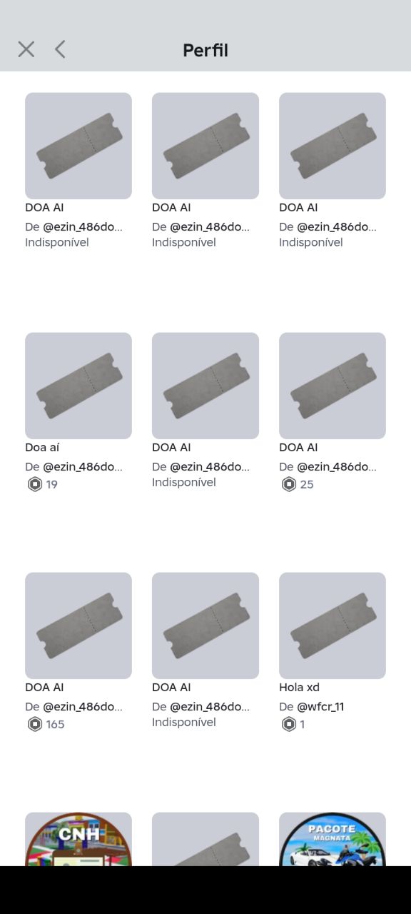 Conta Roblox à Venda
