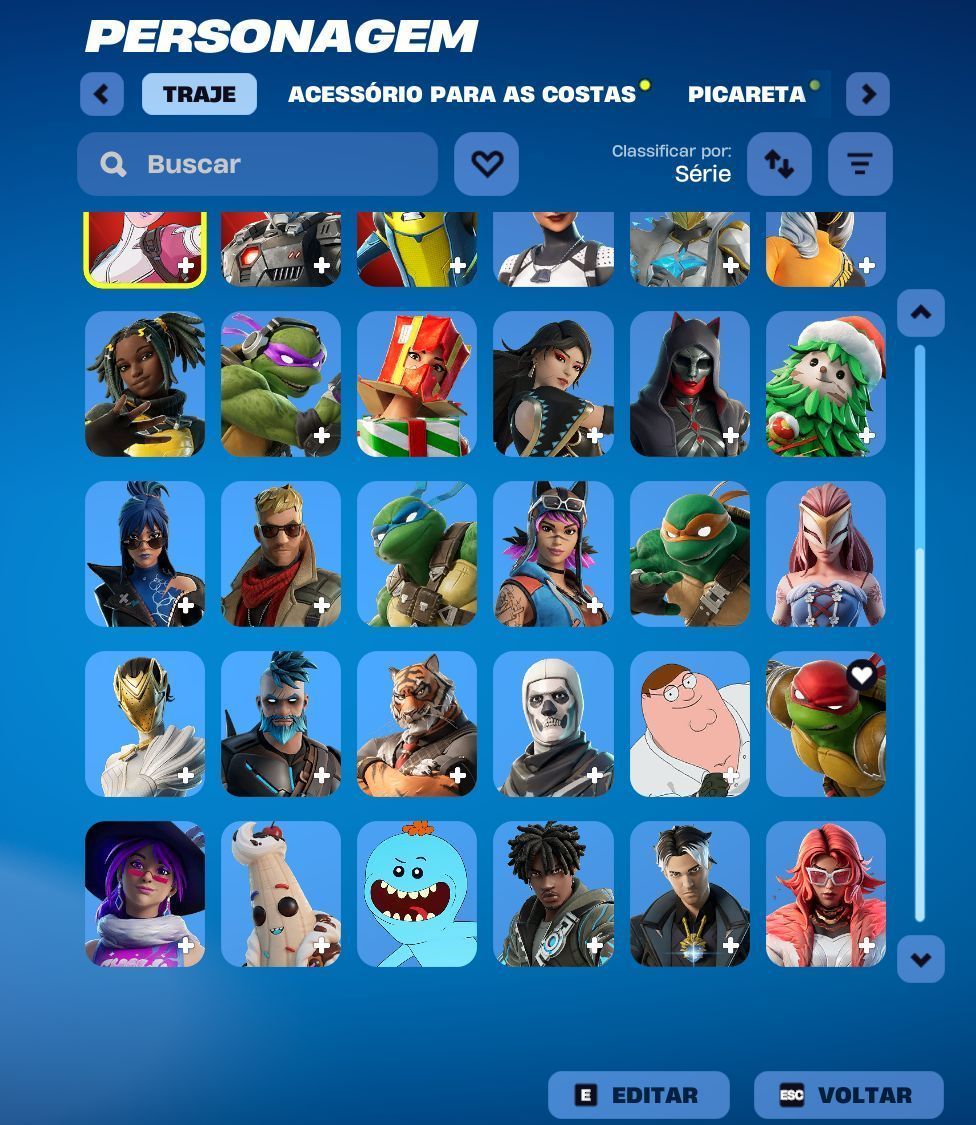 40 SKINS | VALERIA | ERA | PETER GRIFFIN | EMMA FROST | DESTINO | FULL ACESSO