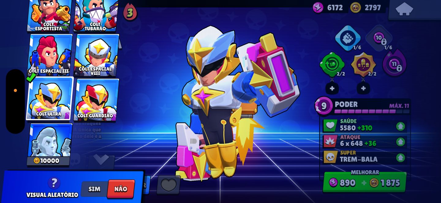 CONTA DE BRAWL COM FANG FÃ E 2 PRO PASS PREÇO JUSTO