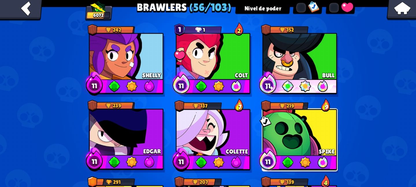 Conta de Brawl Stars Iniciante e Rara