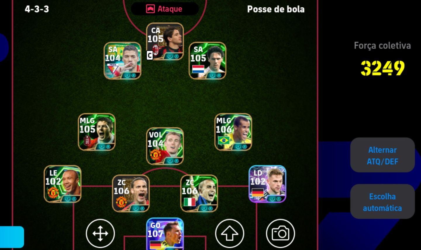 CONTA EFFOTBAL COM MUITOS PAGOS! PEGANDO 3255 + DE FORÇA MAXIMA