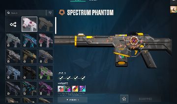 Conta valorant com phantom spectrum - vandal valiant hero - prime (FULL ACESSO)