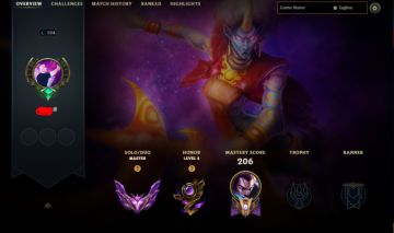 CONTA LOL MESTRE HANDLEVEL UPADA A MÃO