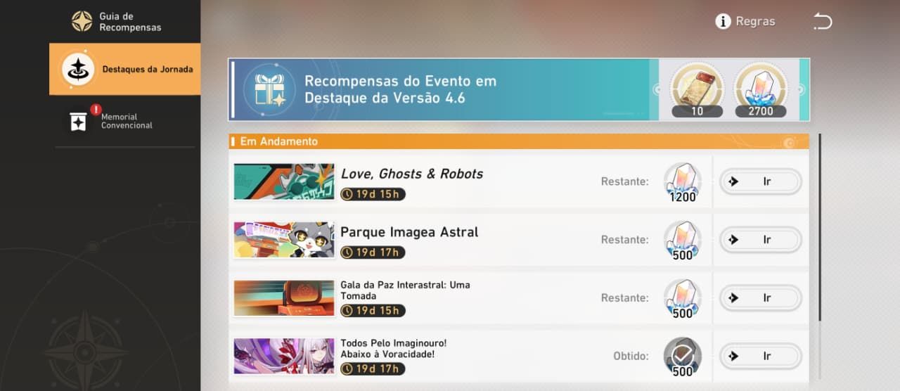 HONKAI: STAR RAIL - CONTA LOBA999 E6S1 + EVAE0S1 + TIME PREMIUM + 72 TIROS LIMIT