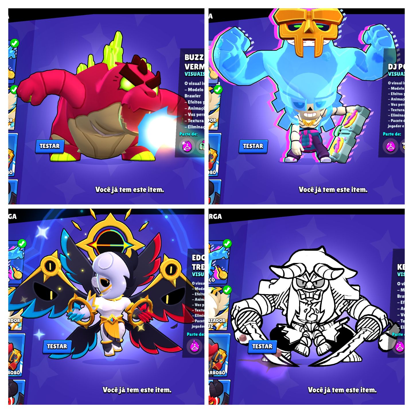 CONTA BRAW 113K | 473 SKINS - 91 PERSONAGENS NO PODER 11 E FAMA METEORICA TRES