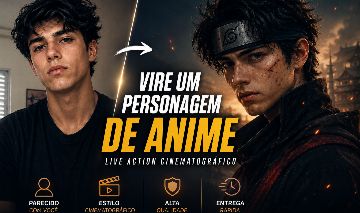 Transformo você em personagem de anime live action