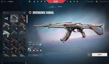 Promoção! 2K Gastos Conta Valorant: 4 Facas + 7 Vandals + 4 Phanthons