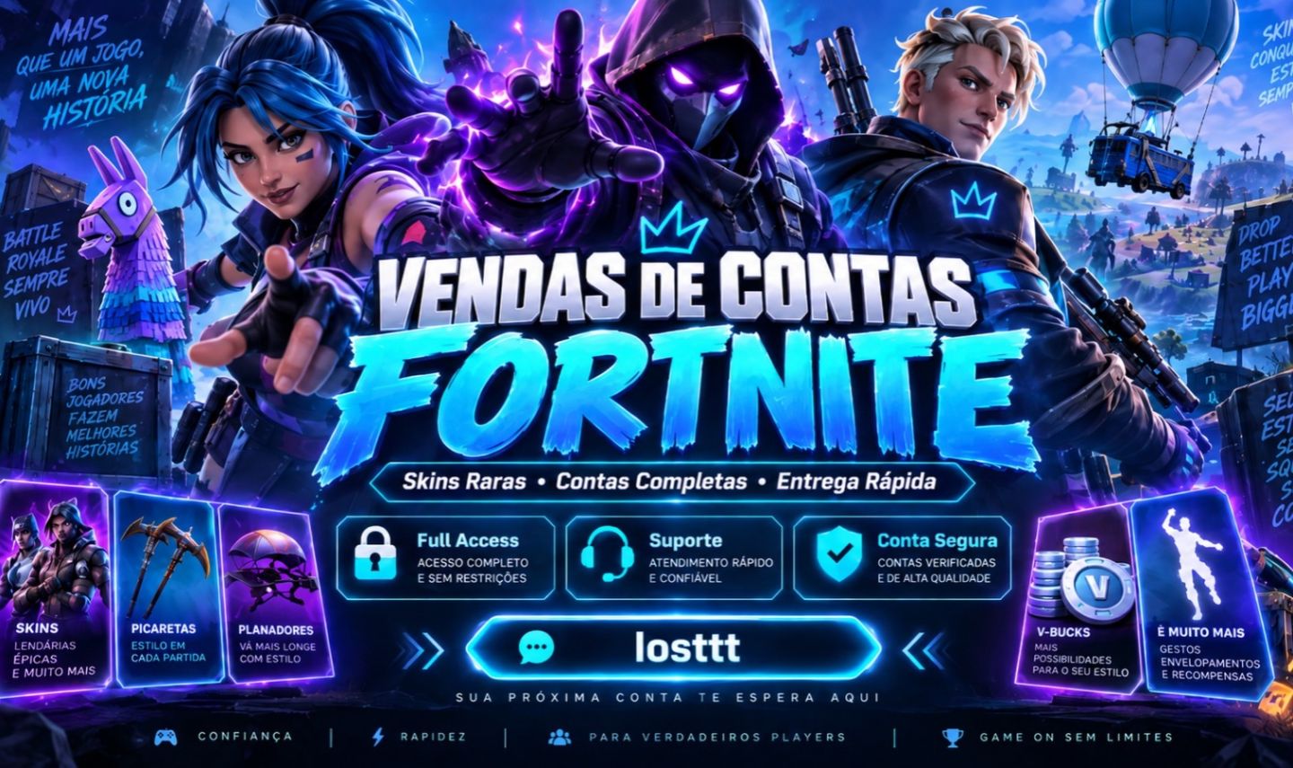 Contas Fortnite Fundadoras / V-Bucks / Skins Raras / STW OG / Melhores Ofertas