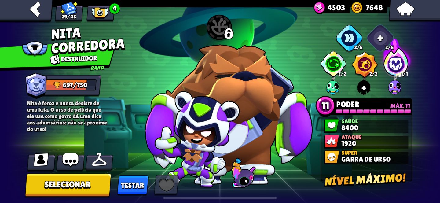Conta de brawl stars criada em 2018