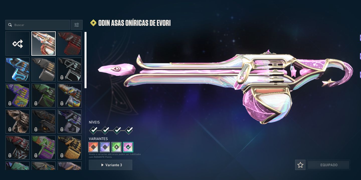 CONTA NIVEL 252 COM VÁRIAS SKINS (FULL ACESSO)