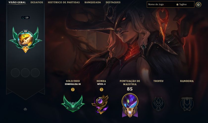 CONTA ESMERALDA 3 / 21 SKINS / YONE VELHO OESTE / KAYN LUA NEVADA / 29K EA
