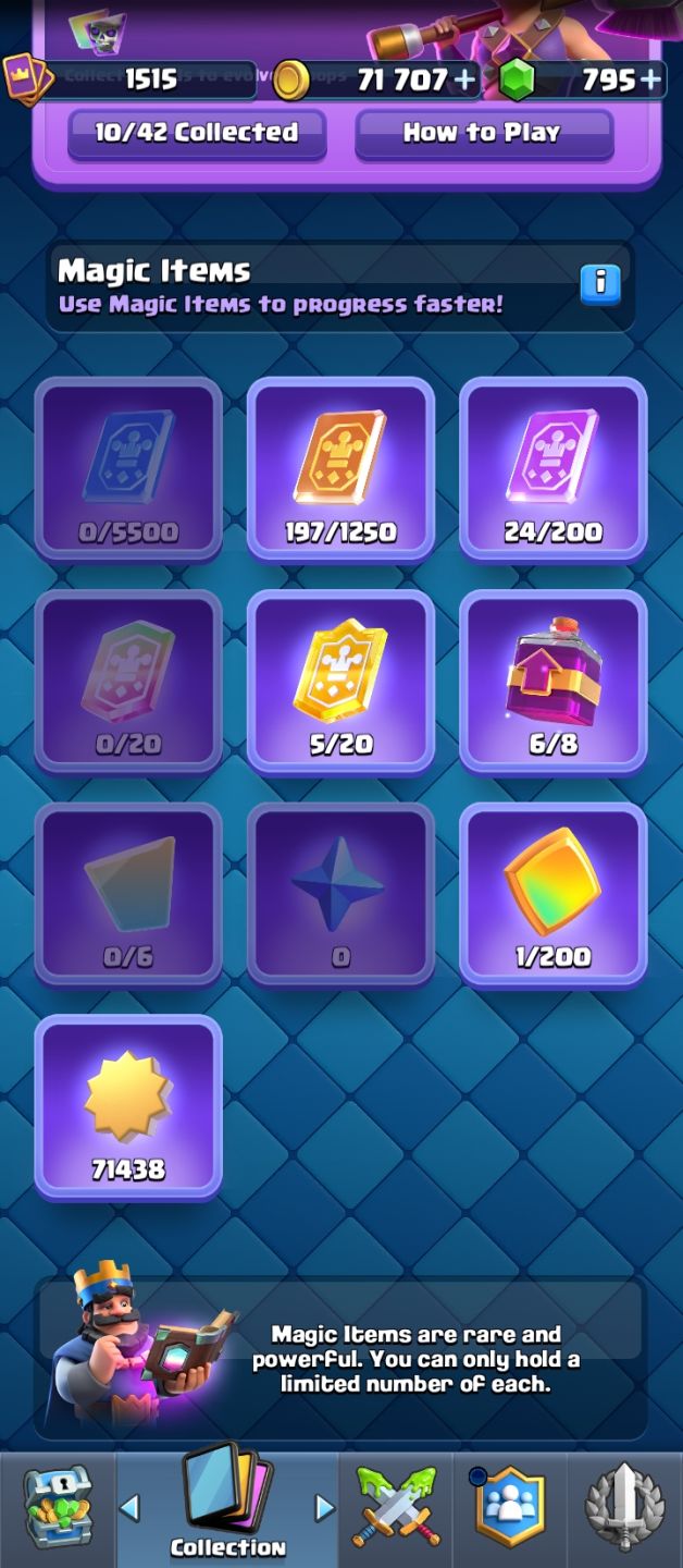 Conta de clash royale, mutos heróis, muitas evoluções, arena 25