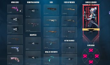 Conta de valorant ascendente com várias skins! Obs: Preço negociável