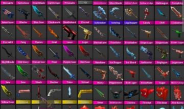 Small set completo- Mm2 murder mystery 2
