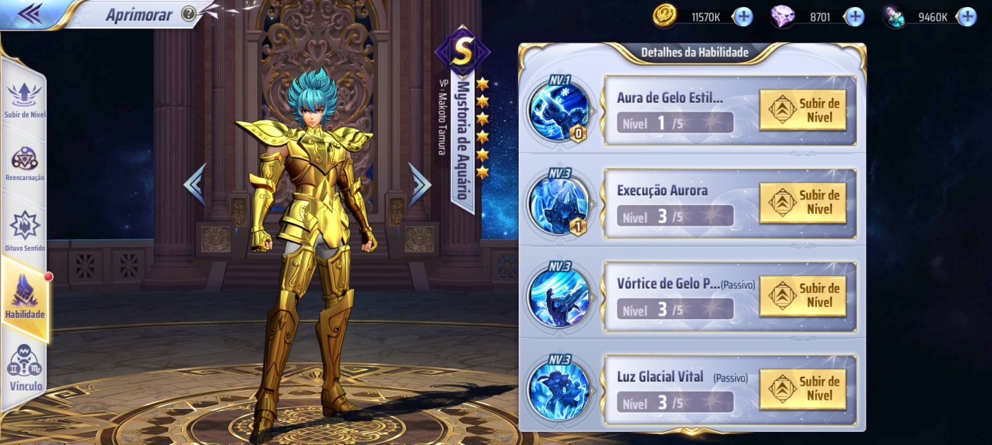 CONTA SAINT SEIYA AWAKENING