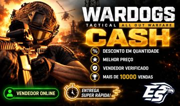 Wardogs - CASH - DINHEIRO - Entrega Rápida, não logamos em sua conta!!