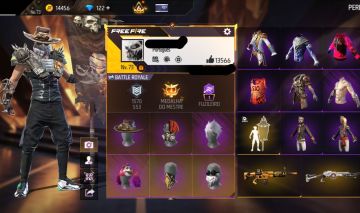 Conta free fire gemada com terceiro, quarto e setimo passe, barbinha, prime 6