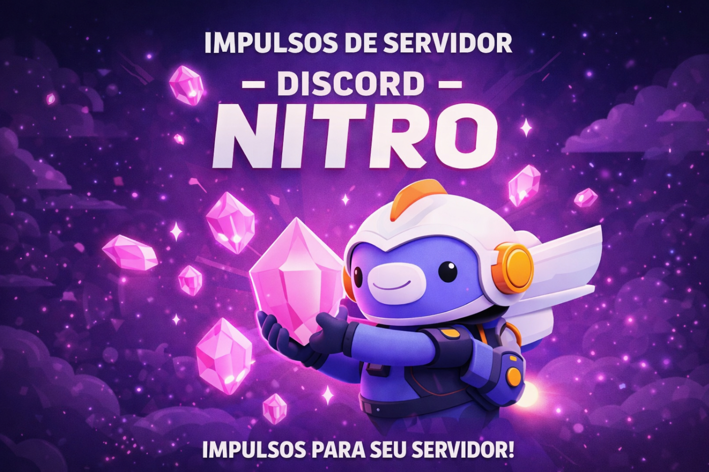 Discord Nitro Gaming 3 Mêses + 28X Impulsos + ENVIO IMEDIATO (MAIS BARATO)