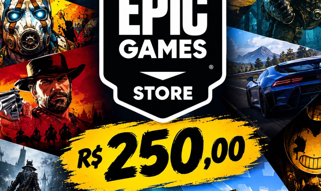 CONTA EPIC GAMES + de 240 jogos