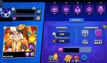 CONTA BRAWL 68K TROFÉUS | 42 PRESTÍGIOS | 41 HIPERCARGAS | 104 BRAWLERS
