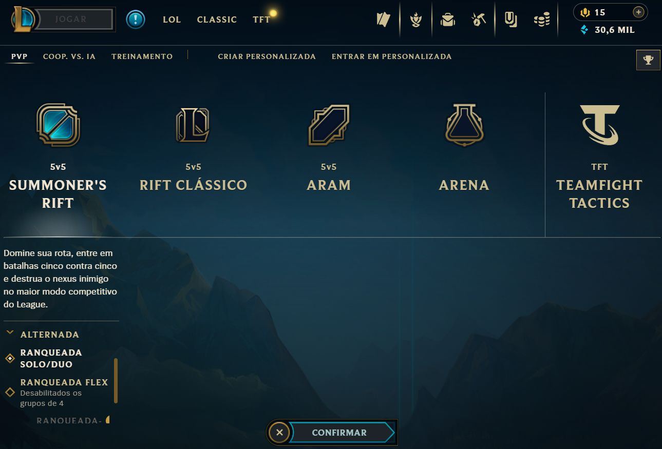 Conta Lol de 2014 Nivel 30 / Ranqueadas Liberadas / Espólios / League Of Legends