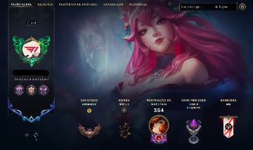 CONTA LOL COM 244 SKINS - LVL 354