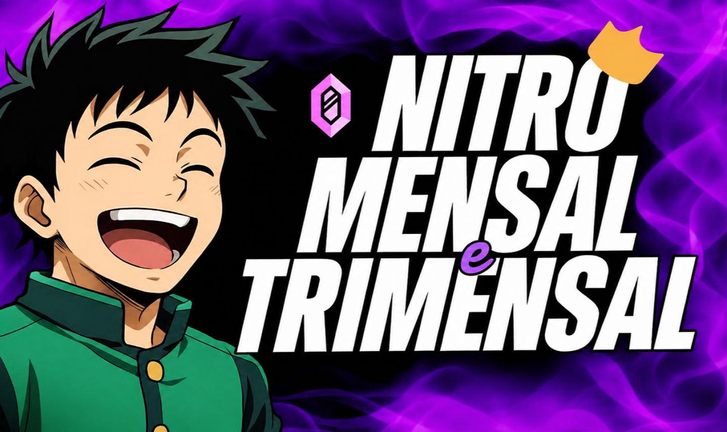 DISCORD NITRO GAMING 3 MESES | 6 IMPULSOS + BRINDES | ATIVAÇÃO NA SUA CONTA