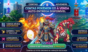 CONTAS POKÉMON GO - lvl 80 - RARAS - XXL - XXS - COINS