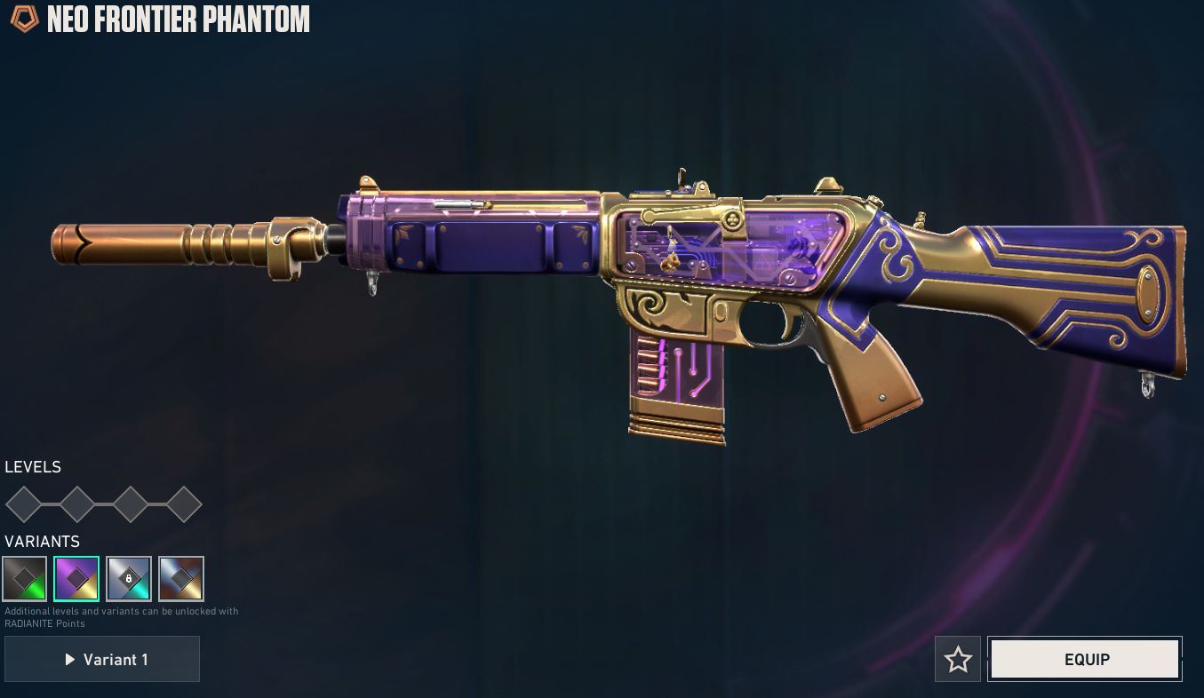 Conta Valorant com várias skins de faca, incluindo algumas VCT