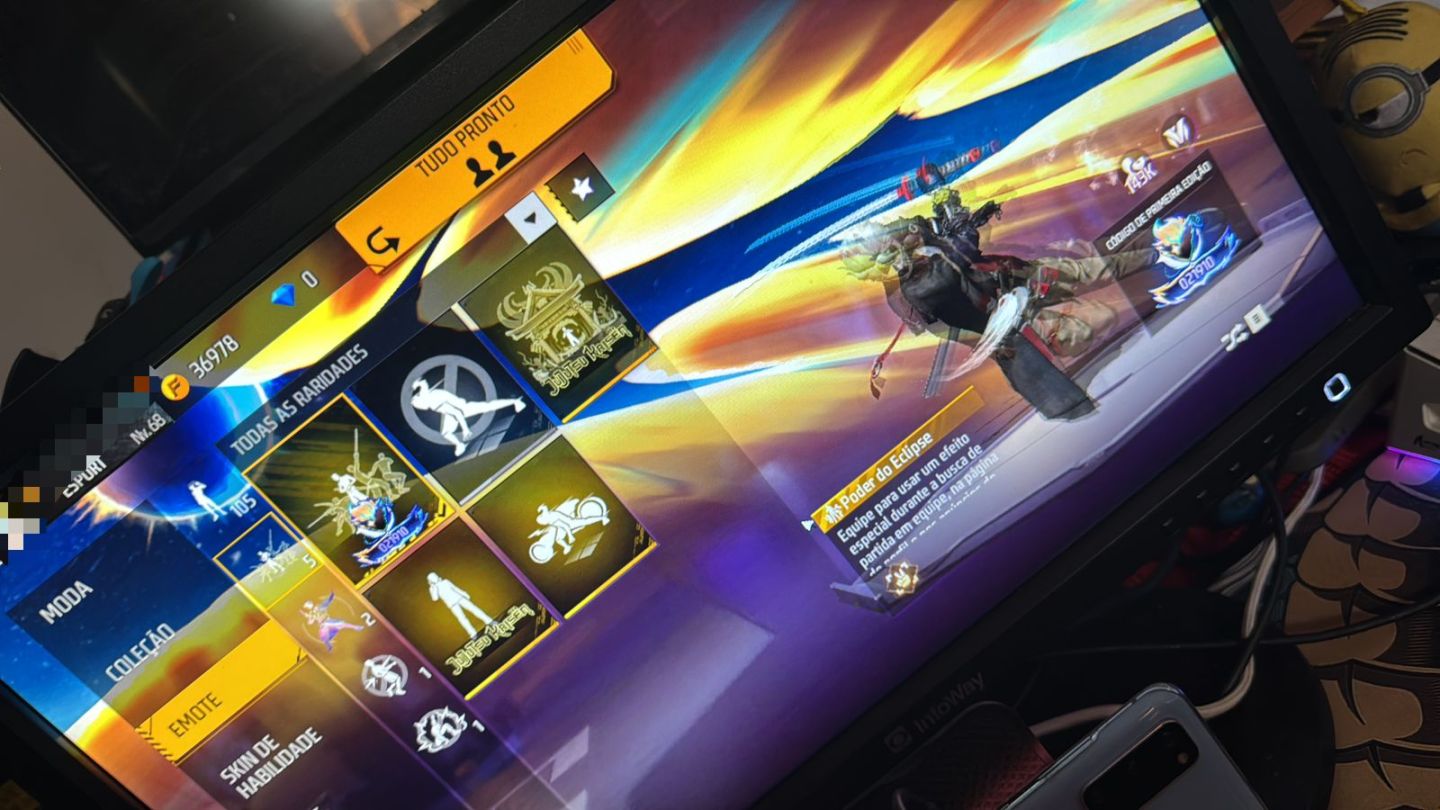 Conta de Free Fire rara disponível