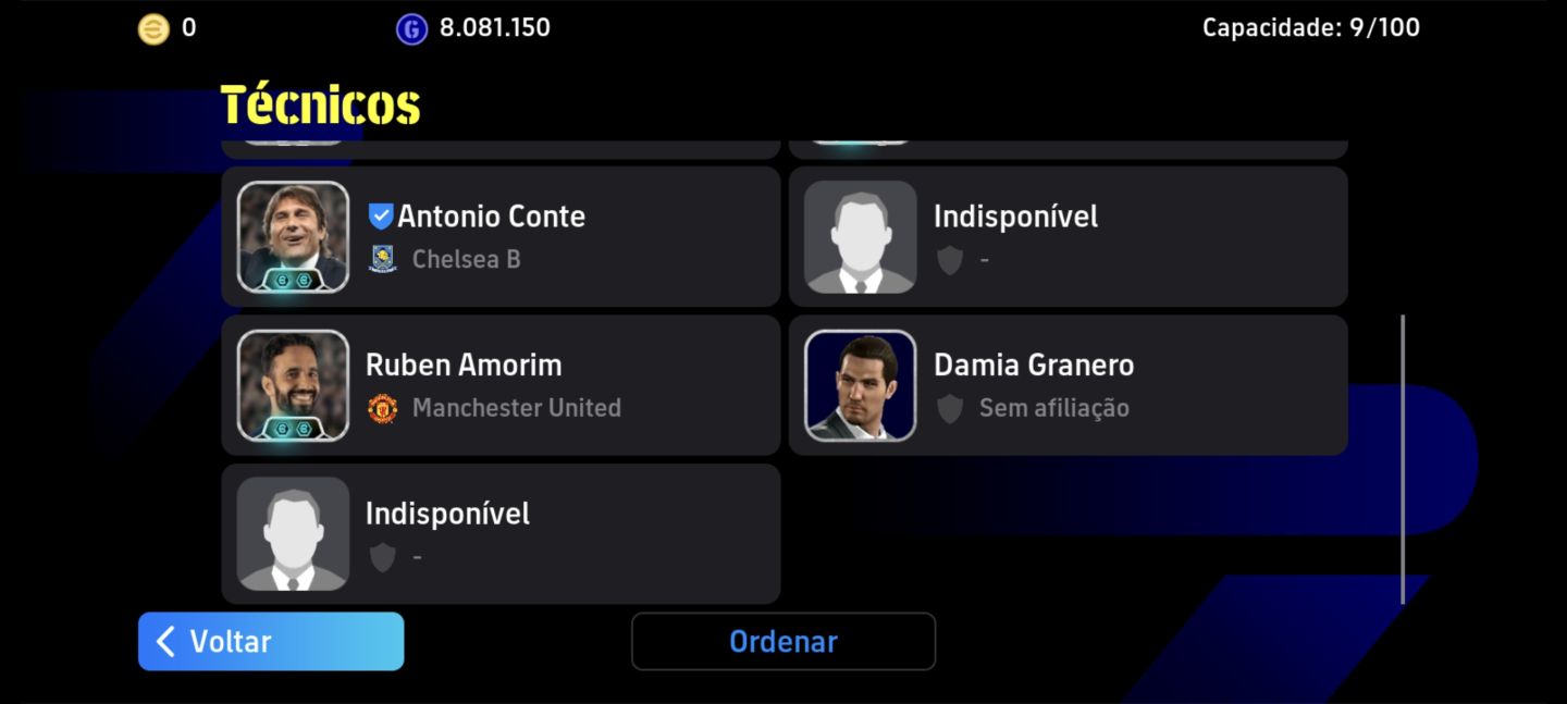 CONTA EFOOTEBOLL MOBILE [HALLAND 108] [NEYMAR 107] [VAN DER SAR 108] E ETC!!