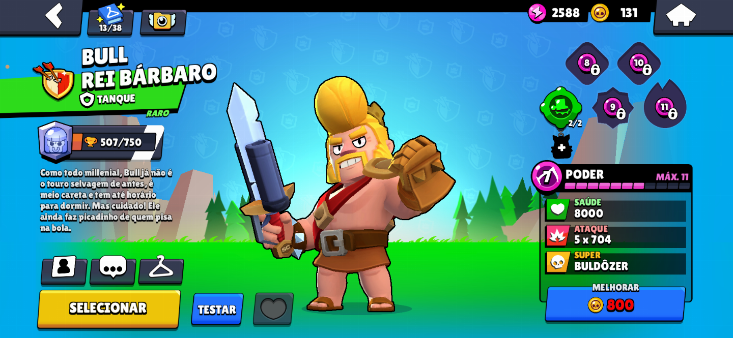 Brawl Stars 31K Troféus | Grande Quantidade de Recursos