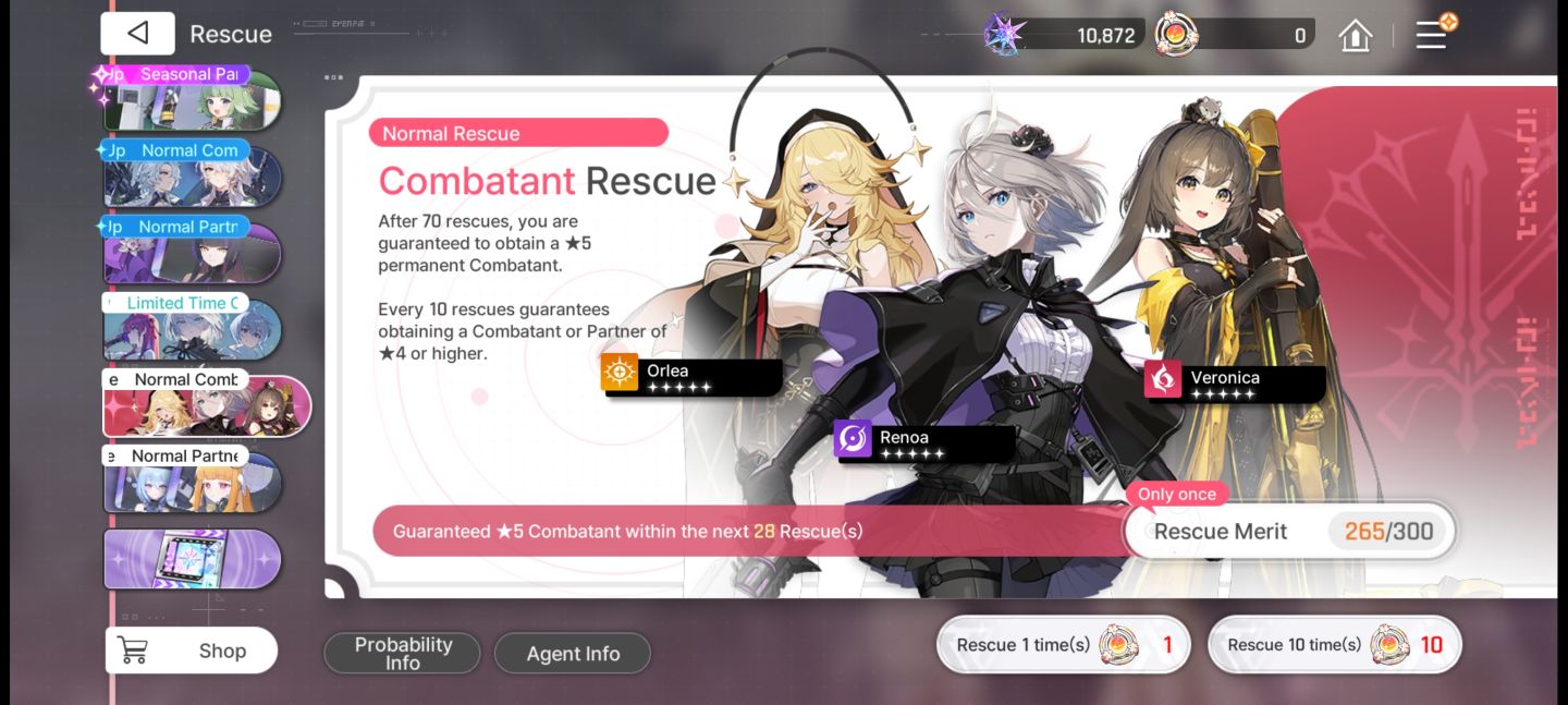 CONTA DE STARTER COM 6 PERSONAGENS 5 + 2 SELETORES