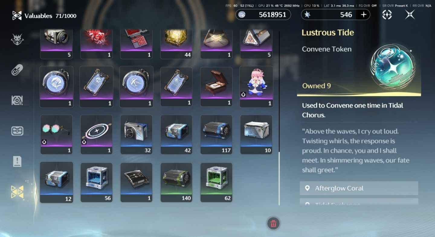 Wuthering Waves Super Conta Endgame Premium