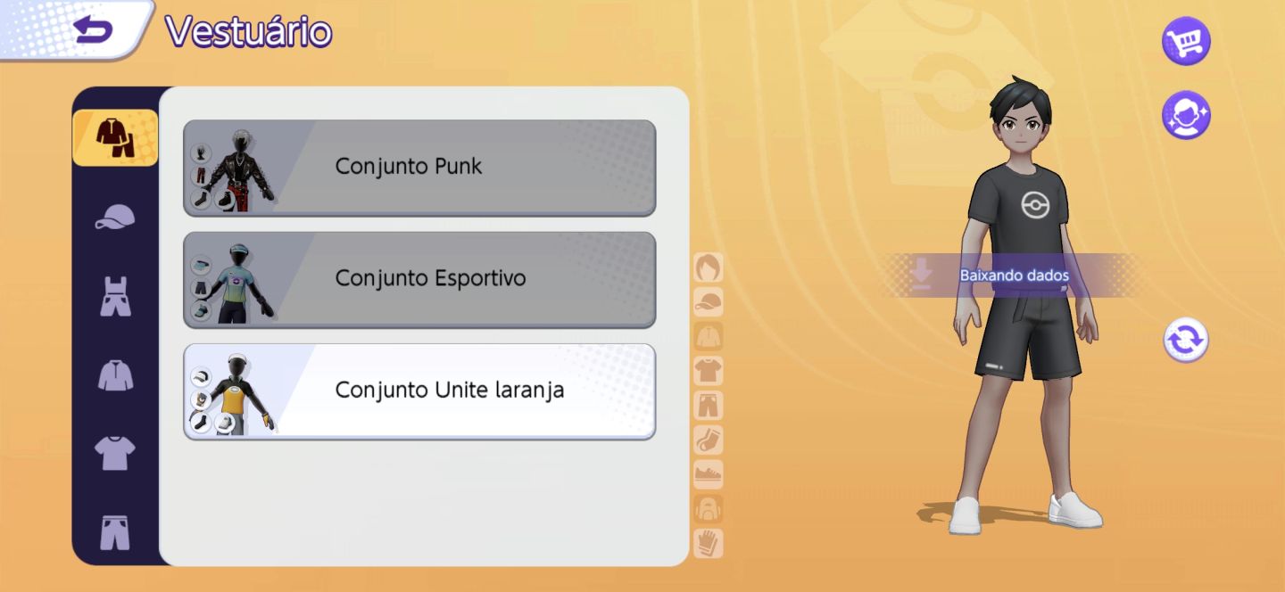 Conta de Pokémon Unite